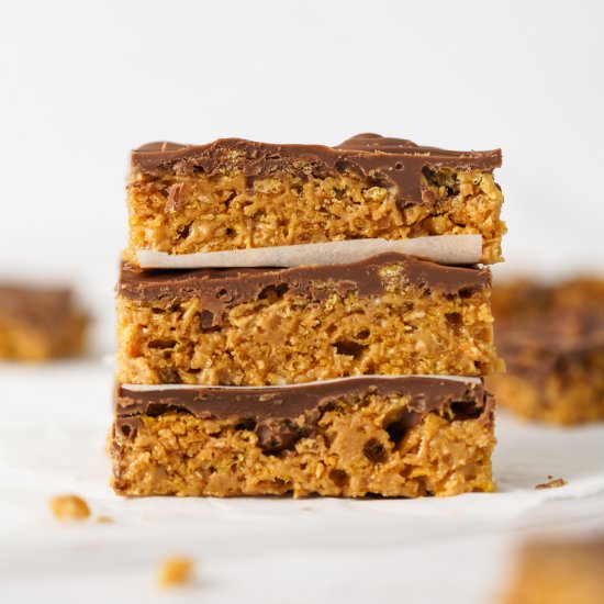 CORNFLAKE PEANUT BUTTER BARS