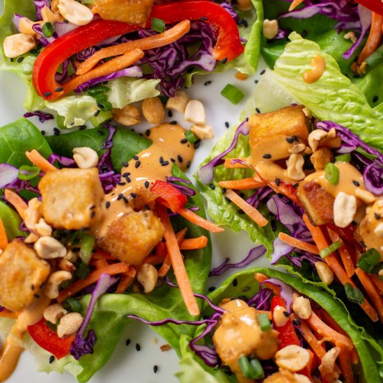 Tofu Lettuce Wraps