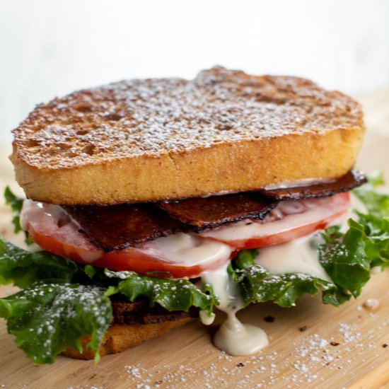 French Toast BLT with Maple Aioli