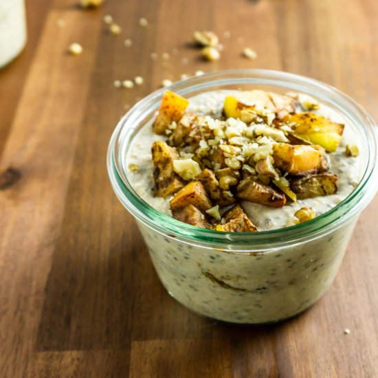 Apple Pie Overnight Oats