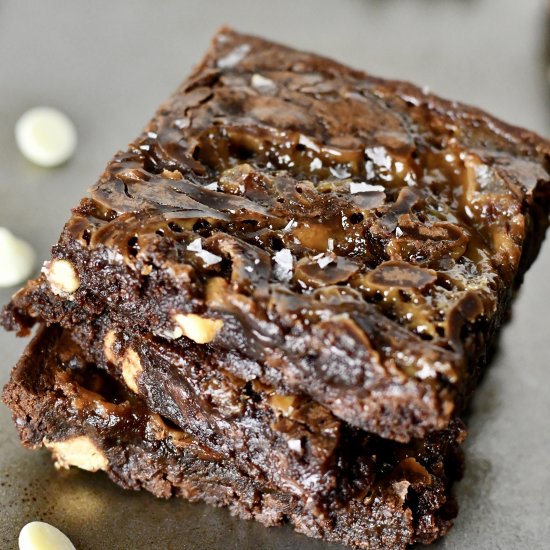 Salted Caramel Brownies