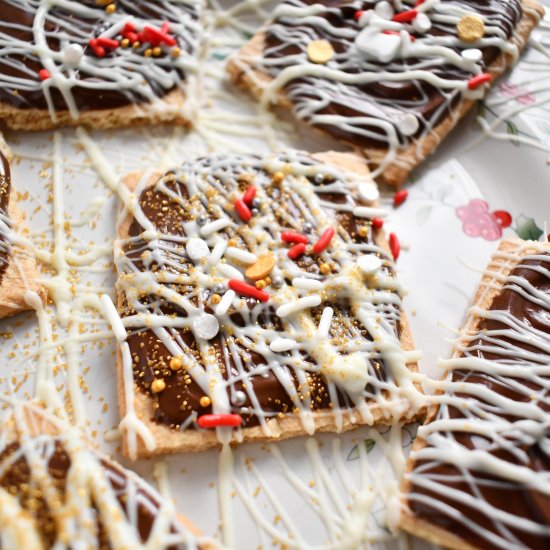 Chocolate Covered Christmas Grahams