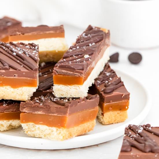 Homemade Twix Bars