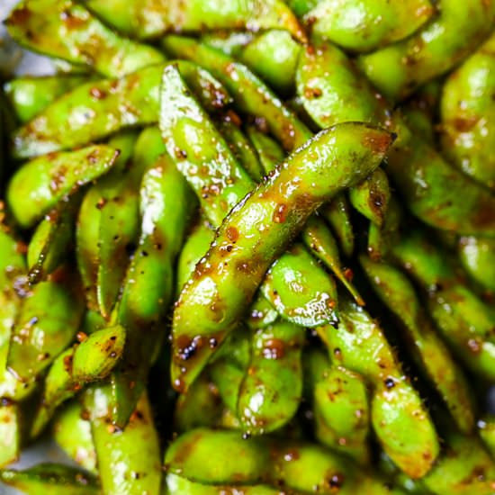 Oyster Sauce & Garlic Fried Edamame