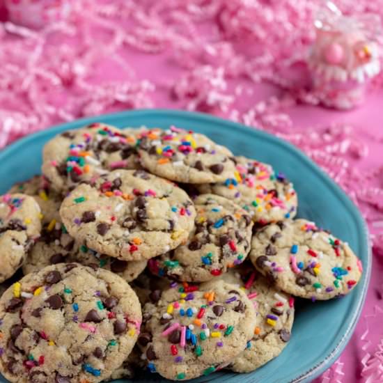 Funfetti Chocolate Chip Cookies