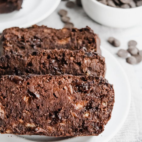 Vegan Chocolate Banana Bread