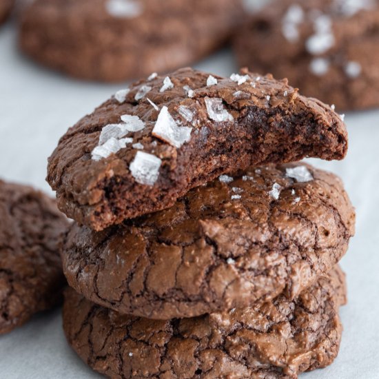 Dark Chocolate and Rye Cookies