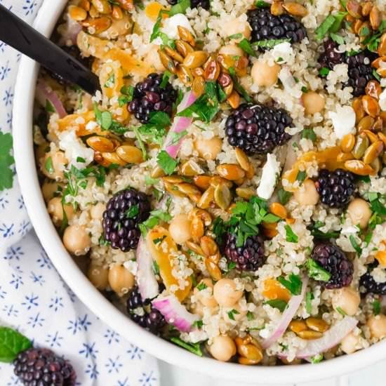 Quinoa Chickpea Salad