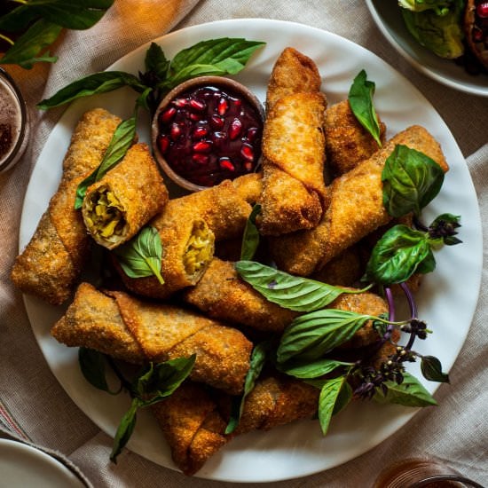 Brussels Sprout Egg Rolls