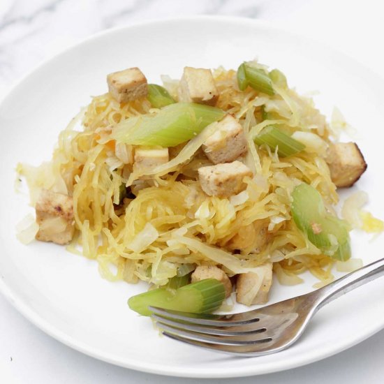 Vegan Tofu Chow Mein