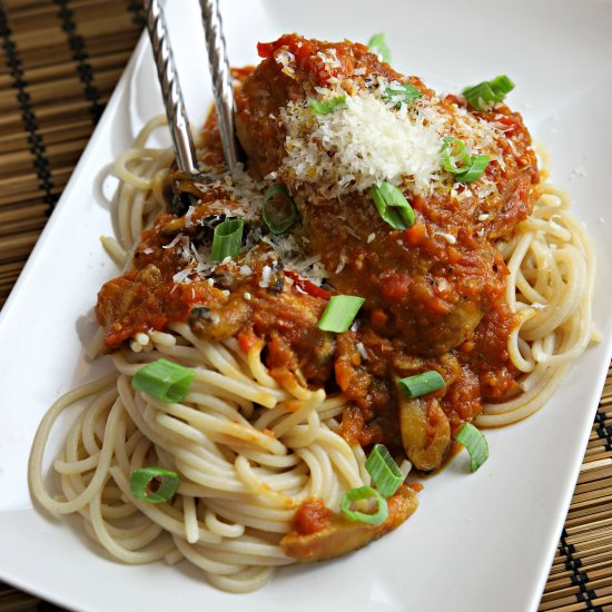 larusso’s chicken cacciatore