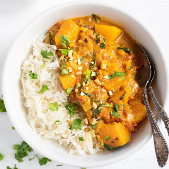 Instant Pot Butternut Squash Curry