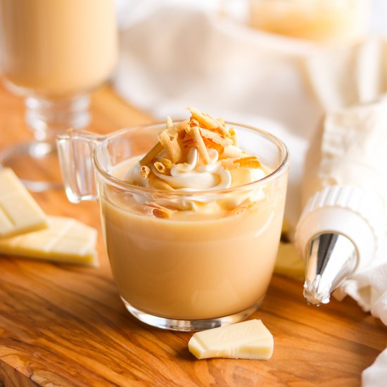 Caramelized White Hot Chocolate