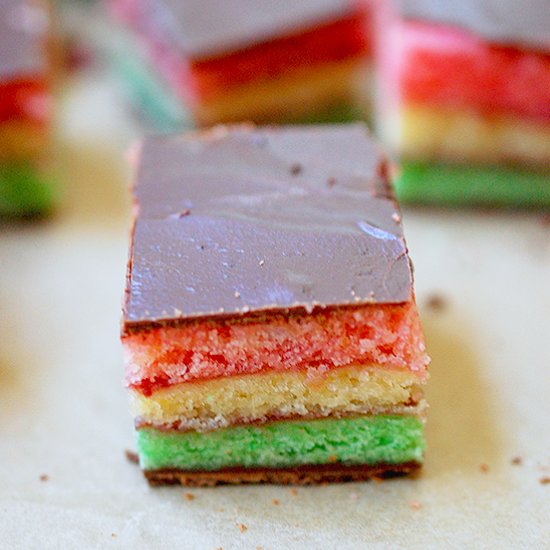 Italian rainbow cookies