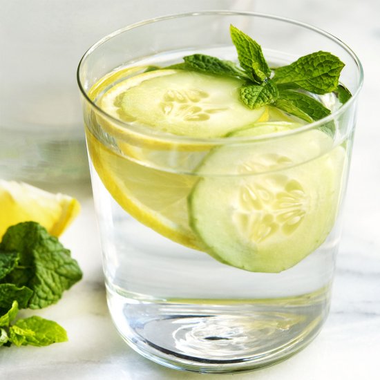 Cucumber Lemon Mint Water