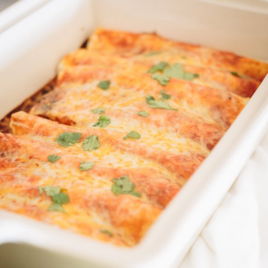 CREAMY CHICKEN ENCHILADAS WITH FAGE