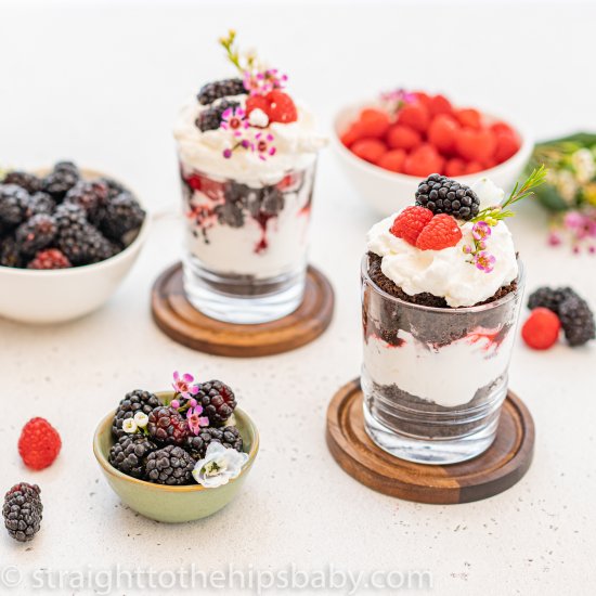 Easy Chocolate Raspberry Trifle