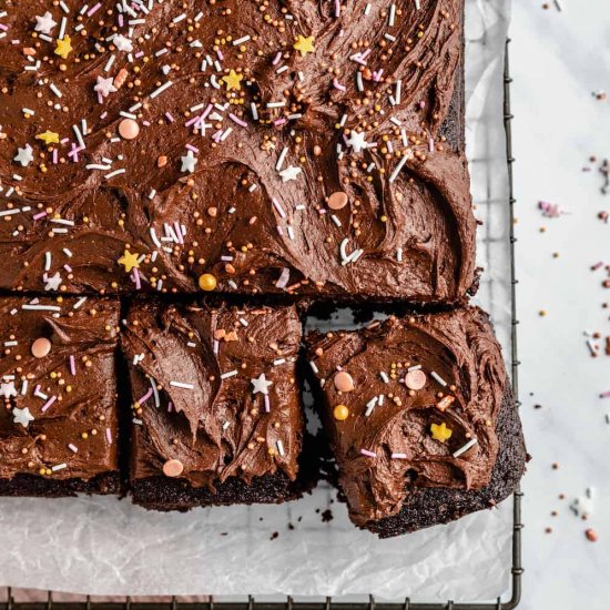 Vegan Chocolate Sheet Cake