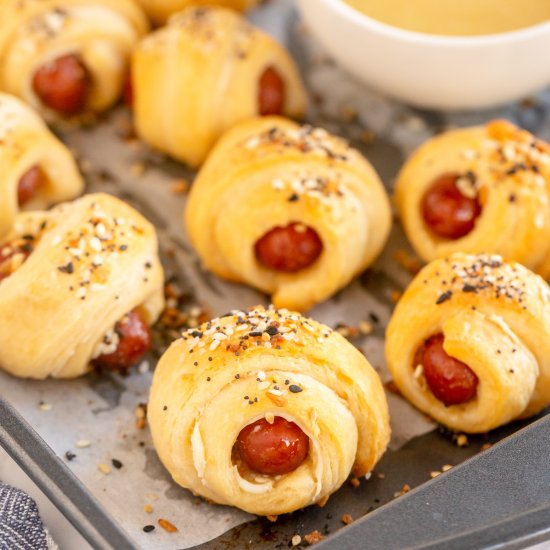 Everything Bagel Pigs in a Blanket