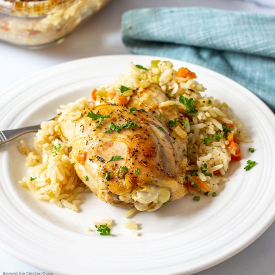 Baked Chicken and Rice