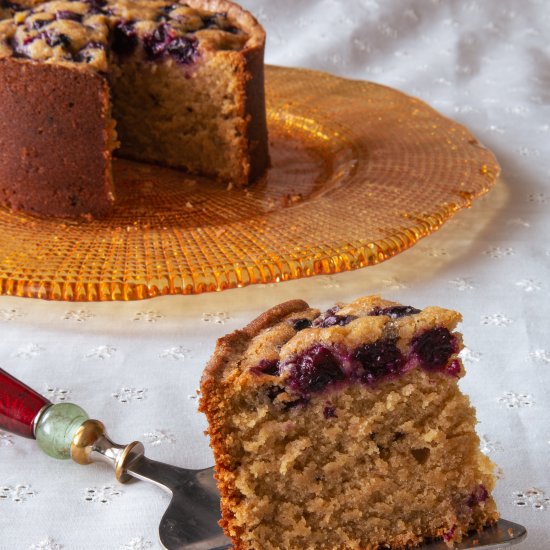 Blueberry Brown Sugar Cake