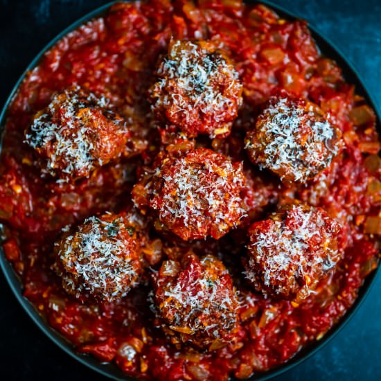 Hearty Italian Meatballs