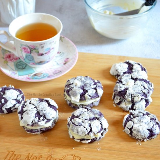 UBE CRINKLE SANDWICHES