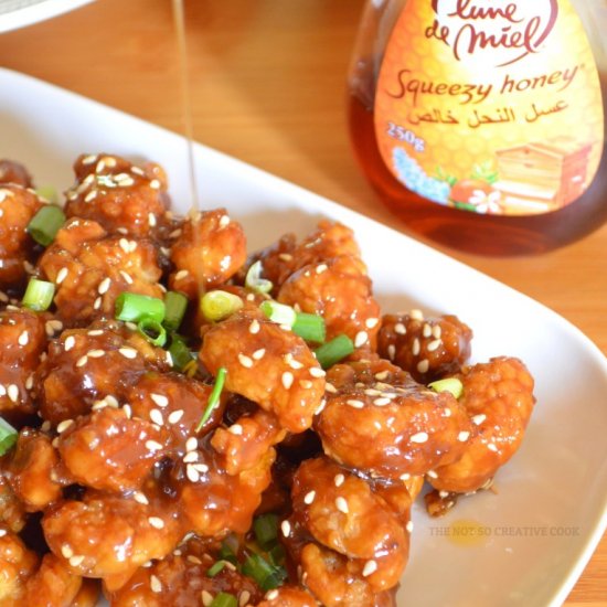 STICKY HONEY BUTTER CHICKEN POPCORN