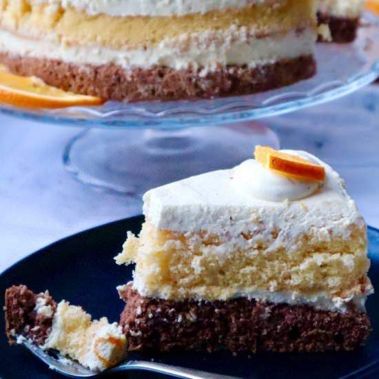 Creamy Orange Layer Cake