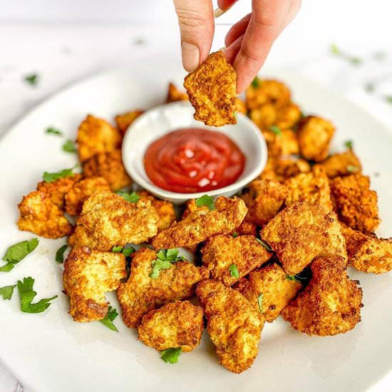 Air Fryer Tofu Nuggets (Oil-Free)