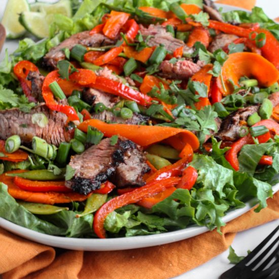 Easy Grilled Asian Steak Salad