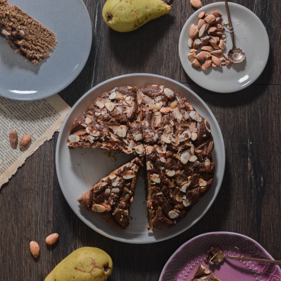 PEAR AND ALMOND CAKE