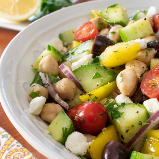 Mediterranean Chickpea Salad