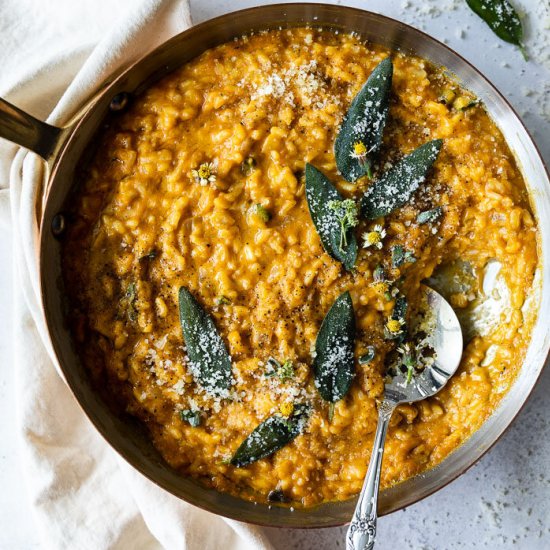 Creamy Pumpkin Risotto