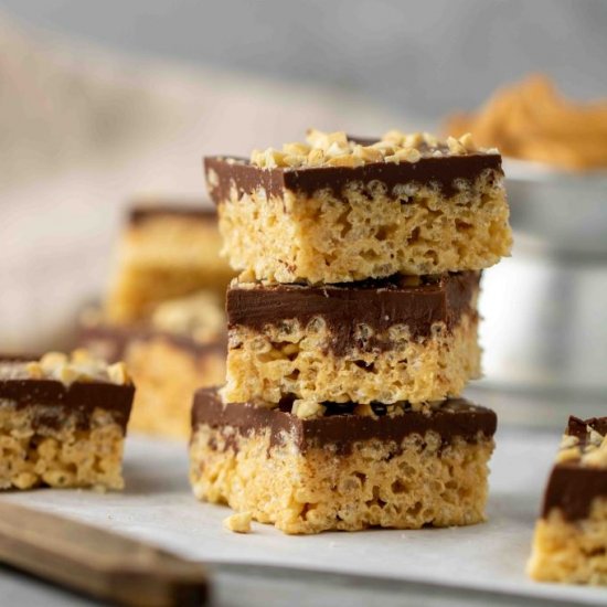 Peanut butter chocolate krispies