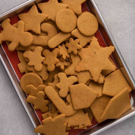 No spread gingerbread cookies