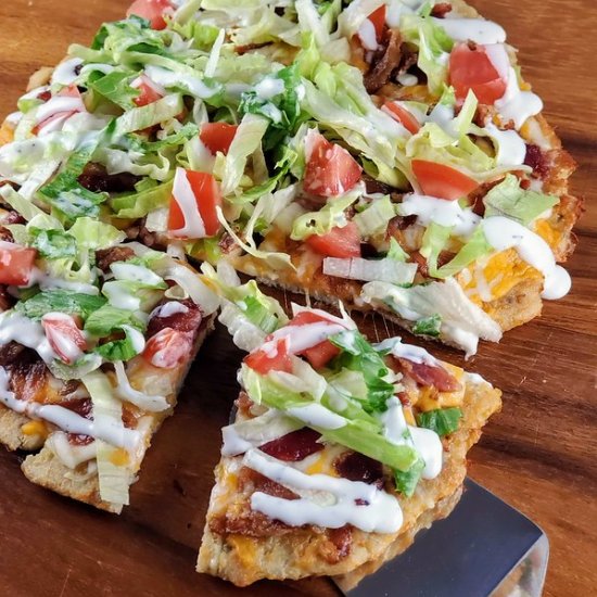 Ground Chicken Pizza Crust