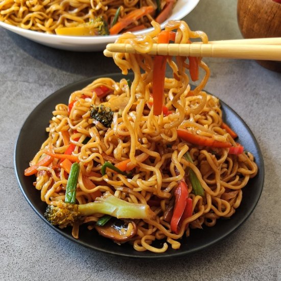 Easy vegetable ramen