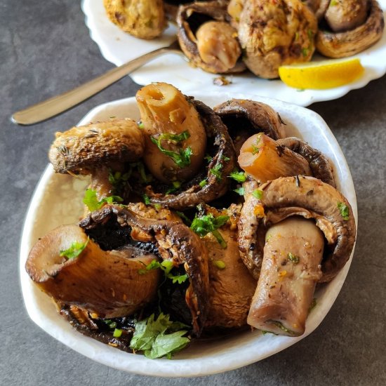 Garlic butter mushrooms