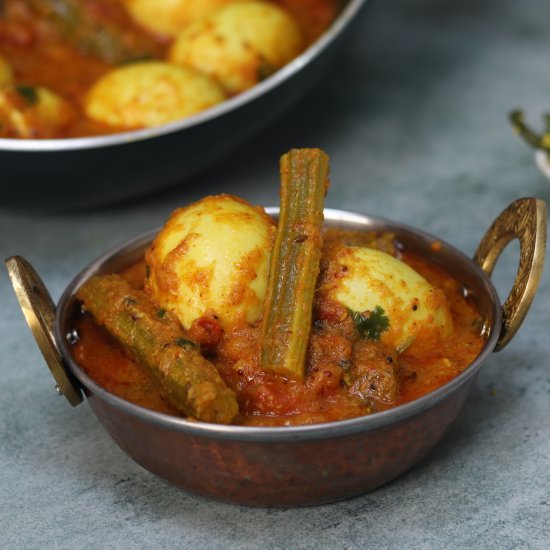 Drumstick Egg Masala Curry