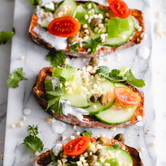 Sweet Potato Toast (really crunchy)