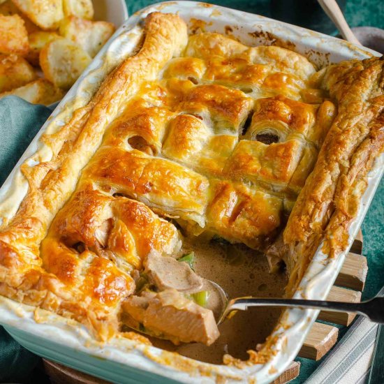 Leftover Turkey Pie with Vegetables