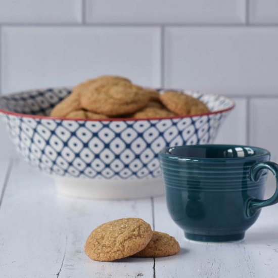 Soft Gluten Free Molasses Cookies