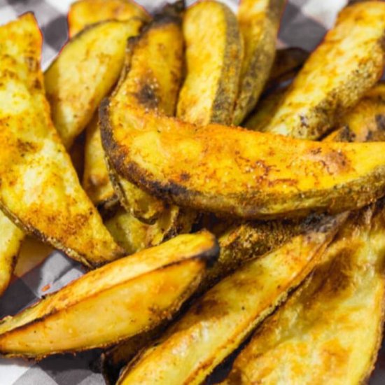 Crispy Oven Baked Potato Wedges