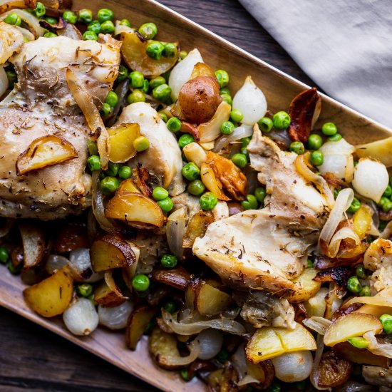 Roasted Chicken with Lemon & Thyme