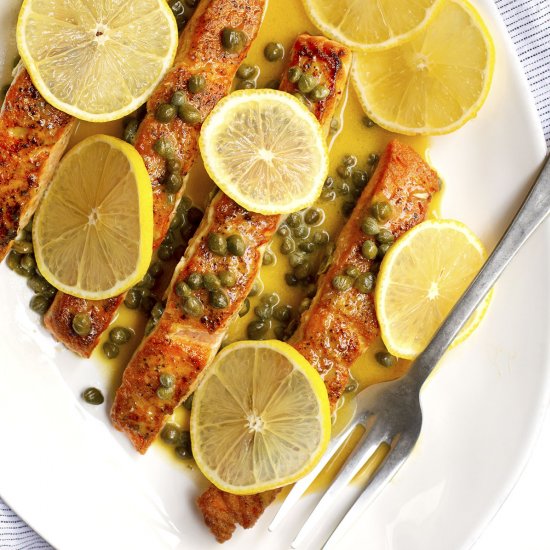 Salmon Piccata