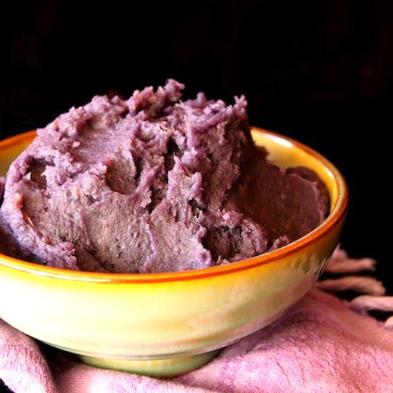 Mashed Okinawan Purple Sweet Potato