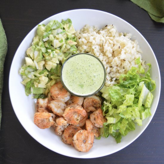 Shrimp Burrito Bowl