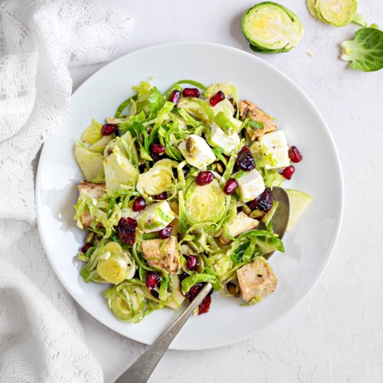 Shaved Brussel Sprout Salad