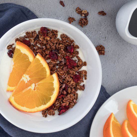 chocolate orange granola